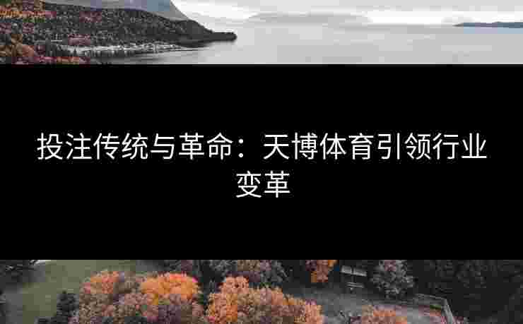 投注传统与革命：天博体育引领行业变革